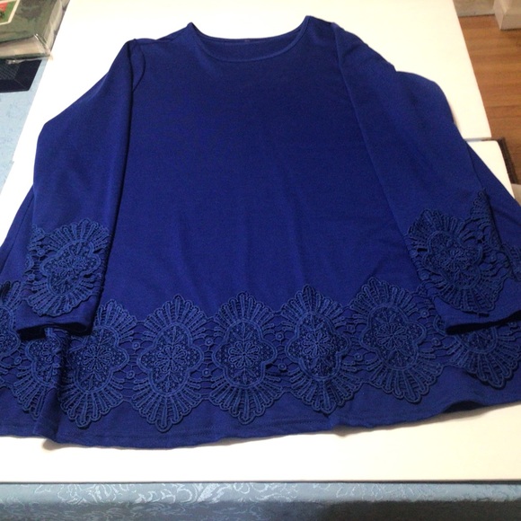 Zulily Large Sapphire Blue Tunic - Picture 5 of 9